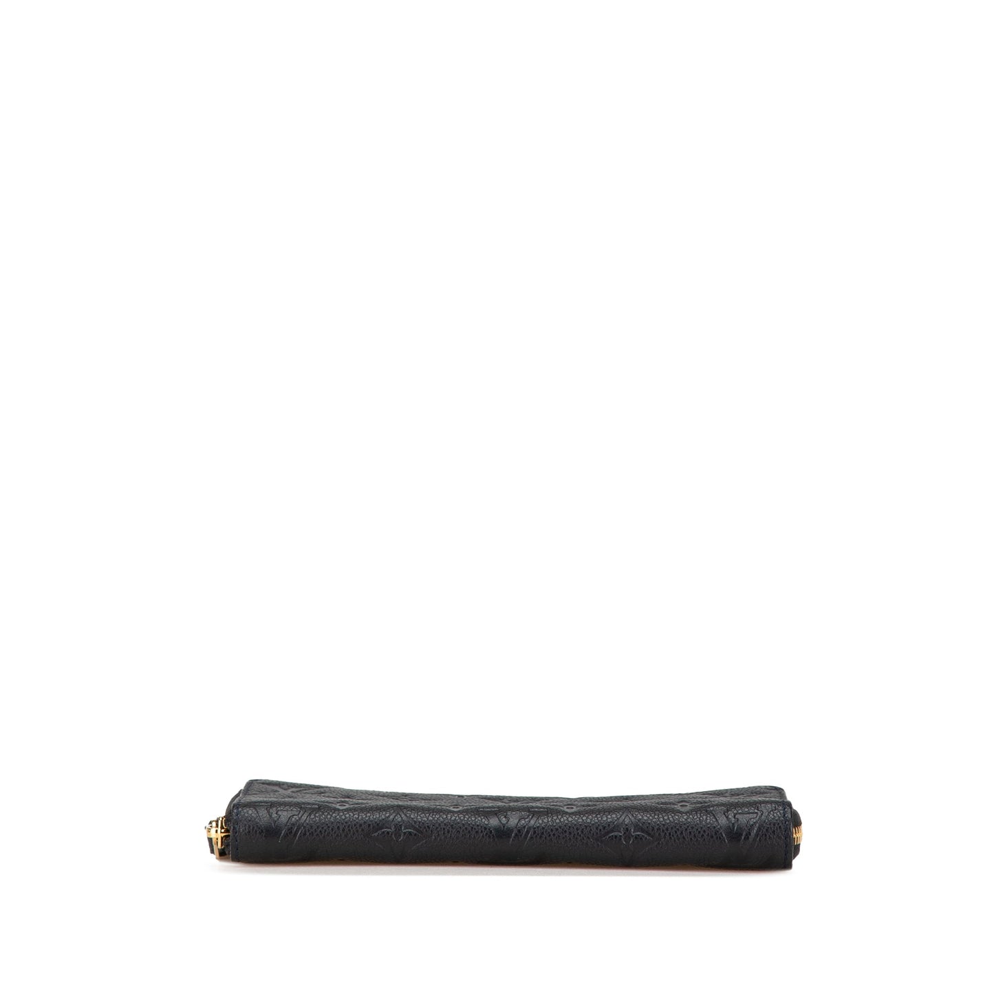 Louis Vuitton Monogram Empreinte Zippy Long Wallet Black