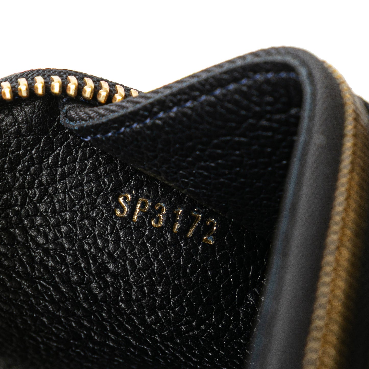 Louis Vuitton Monogram Empreinte Zippy Long Wallet Black