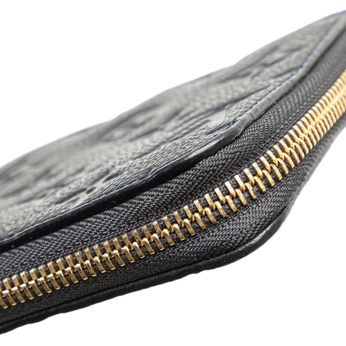Louis Vuitton Monogram Empreinte Zippy Long Wallet Black