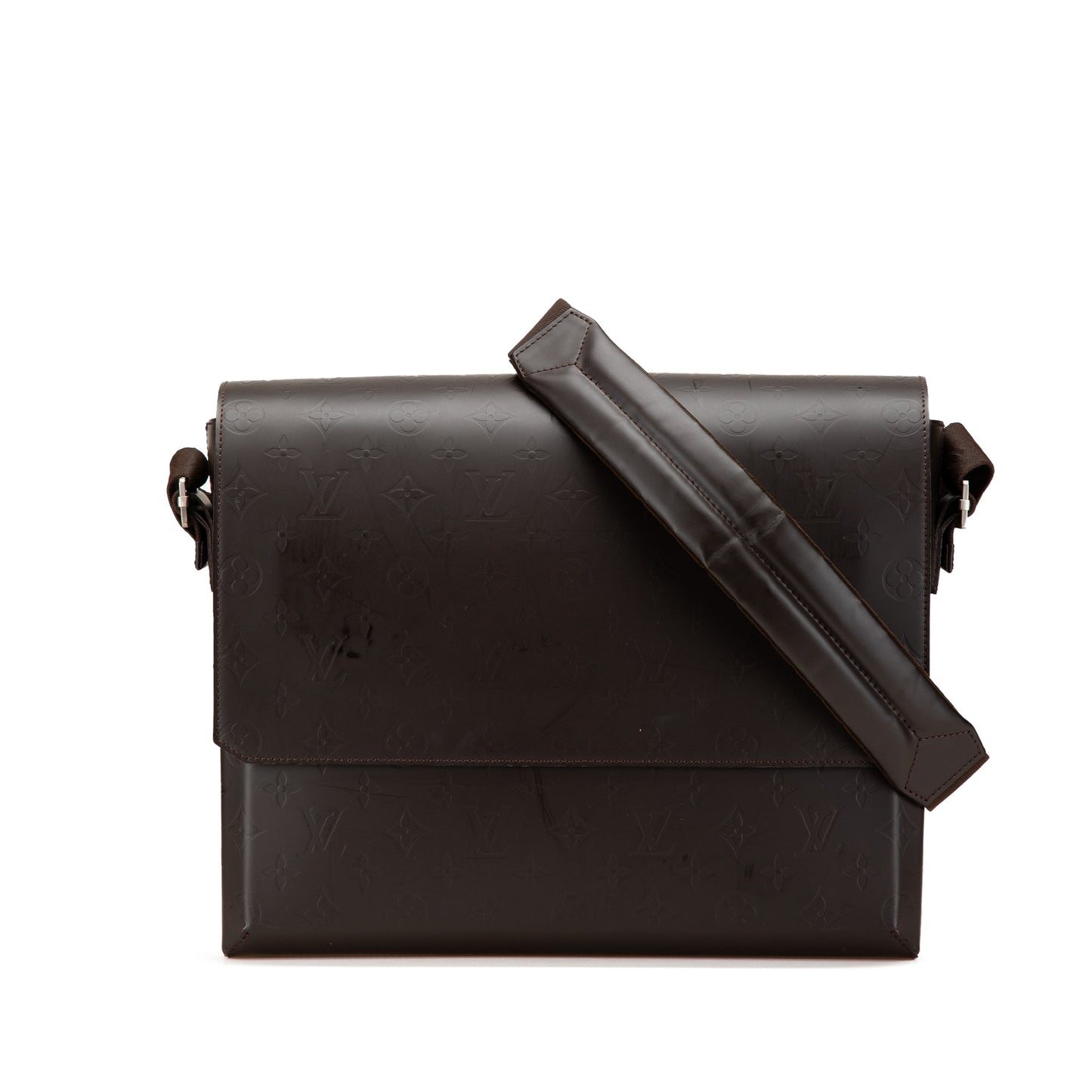 Louis Vuitton Monogram Glace Fonzie Brown