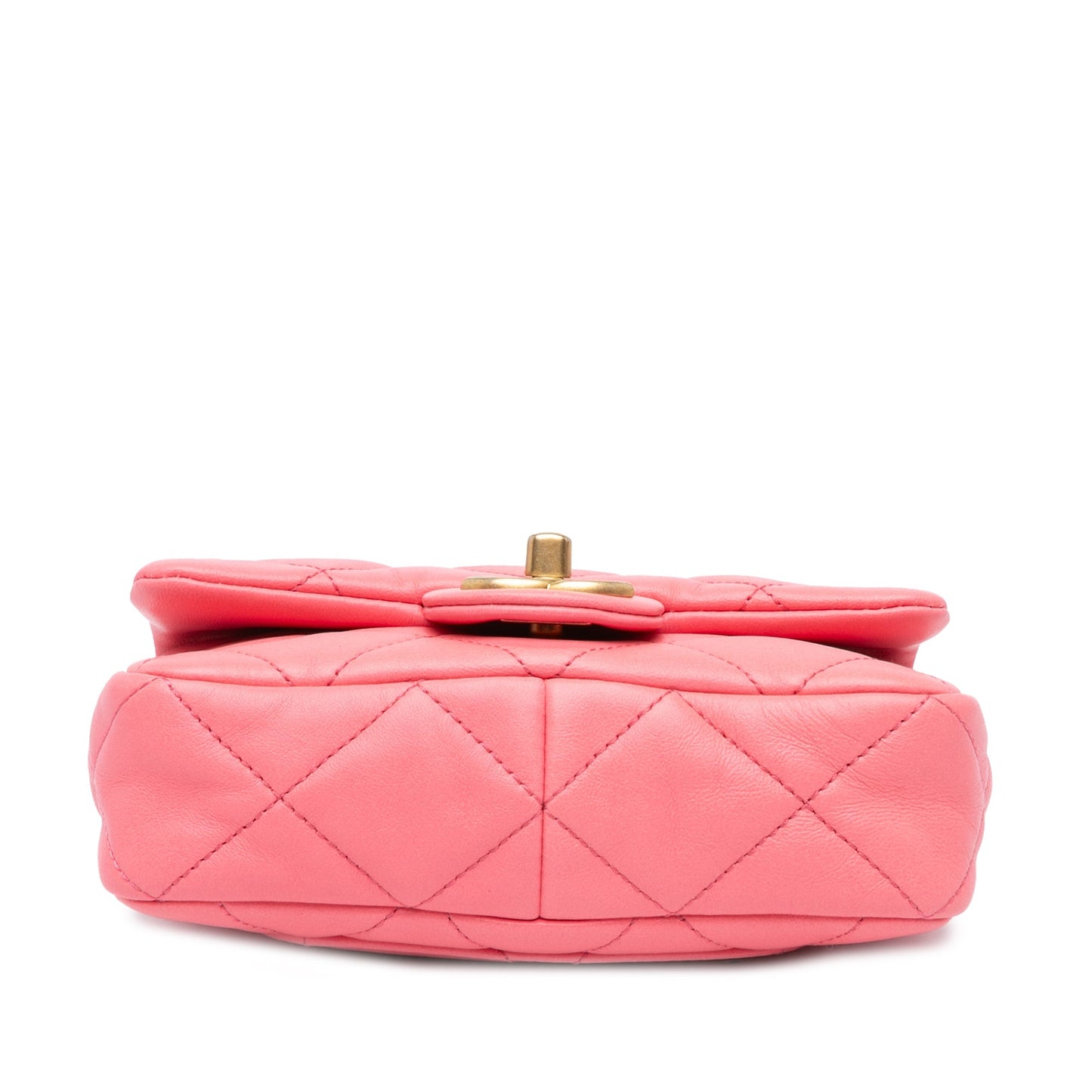 Chanel Mini Quilted Lambskin Funky Town Flap Pink