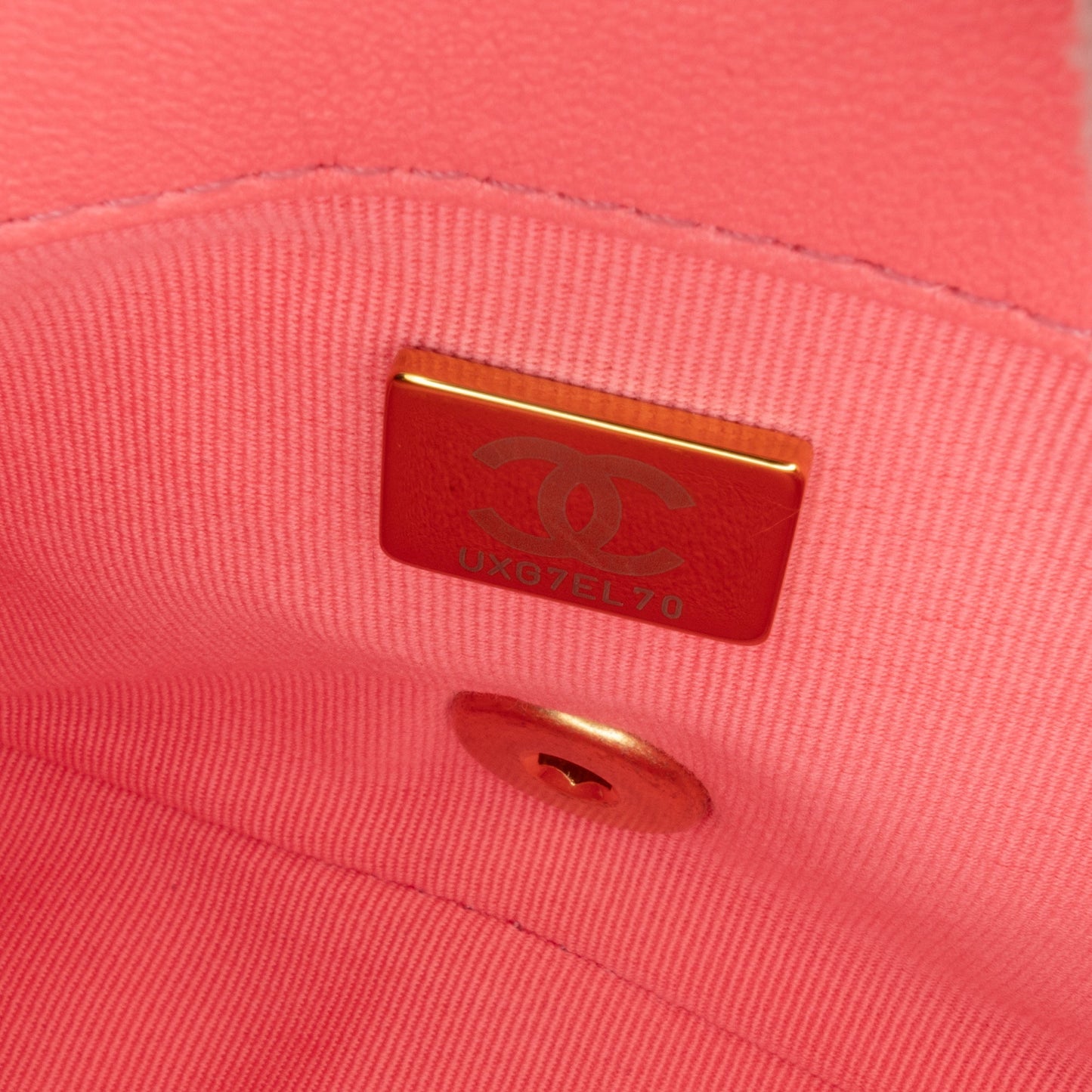 Chanel Mini Quilted Lambskin Funky Town Flap Pink