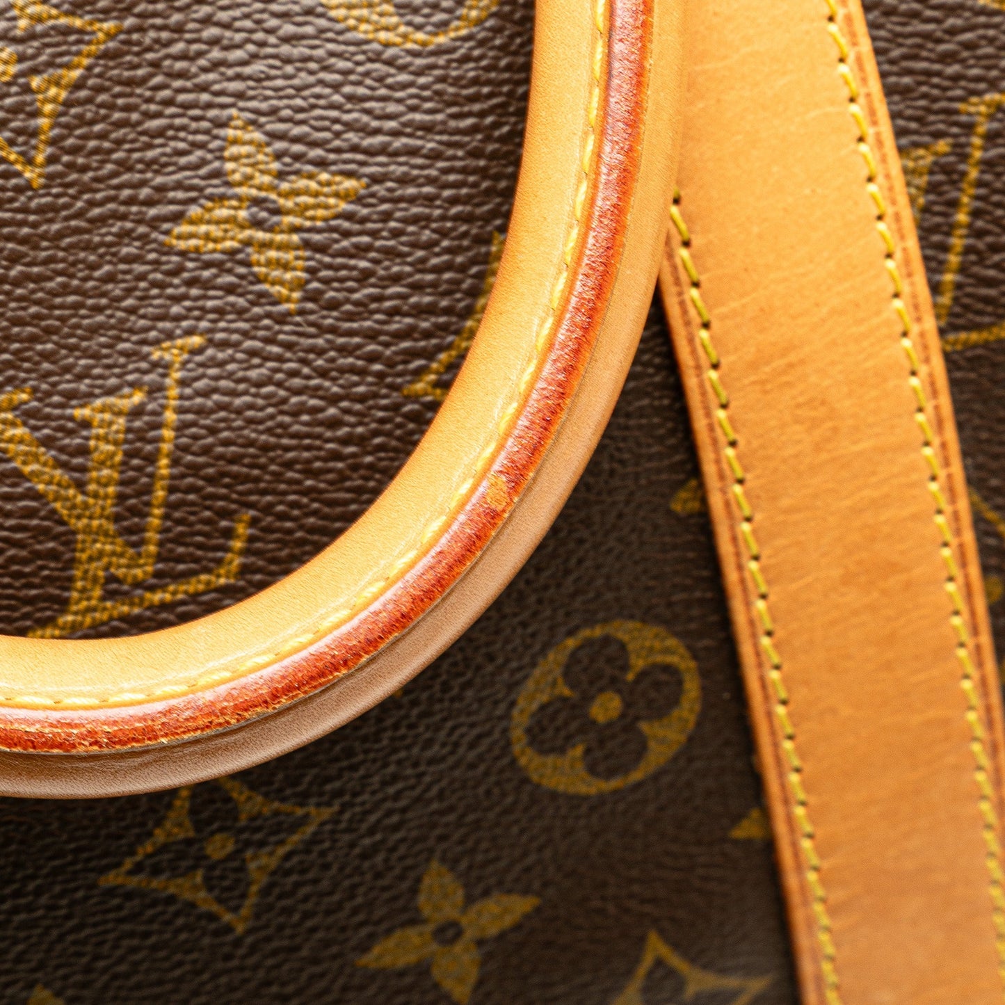 Louis Vuitton Monogram Keepall Bandouliere 55 Brown