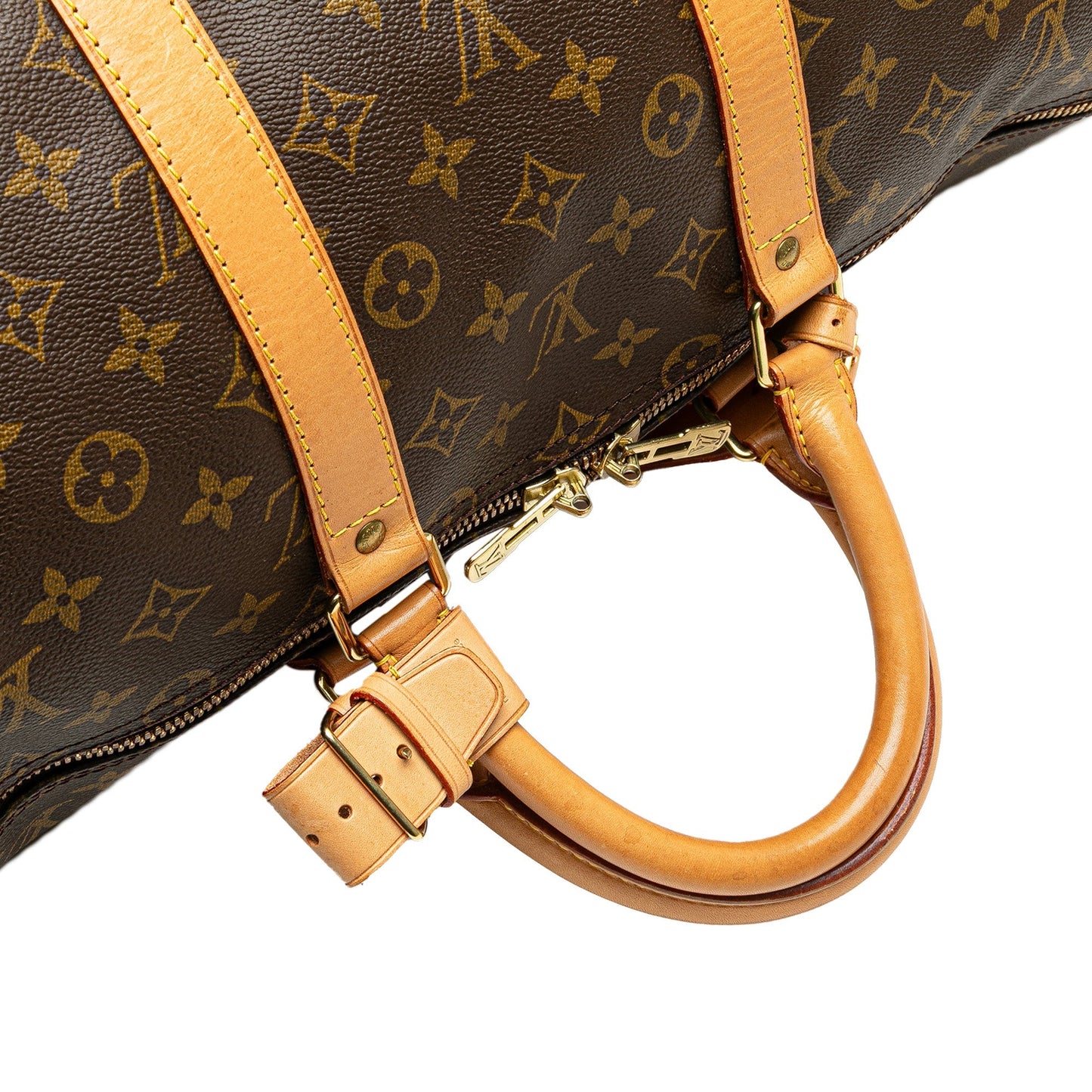 Louis Vuitton Monogram Keepall Bandouliere 55 Brown