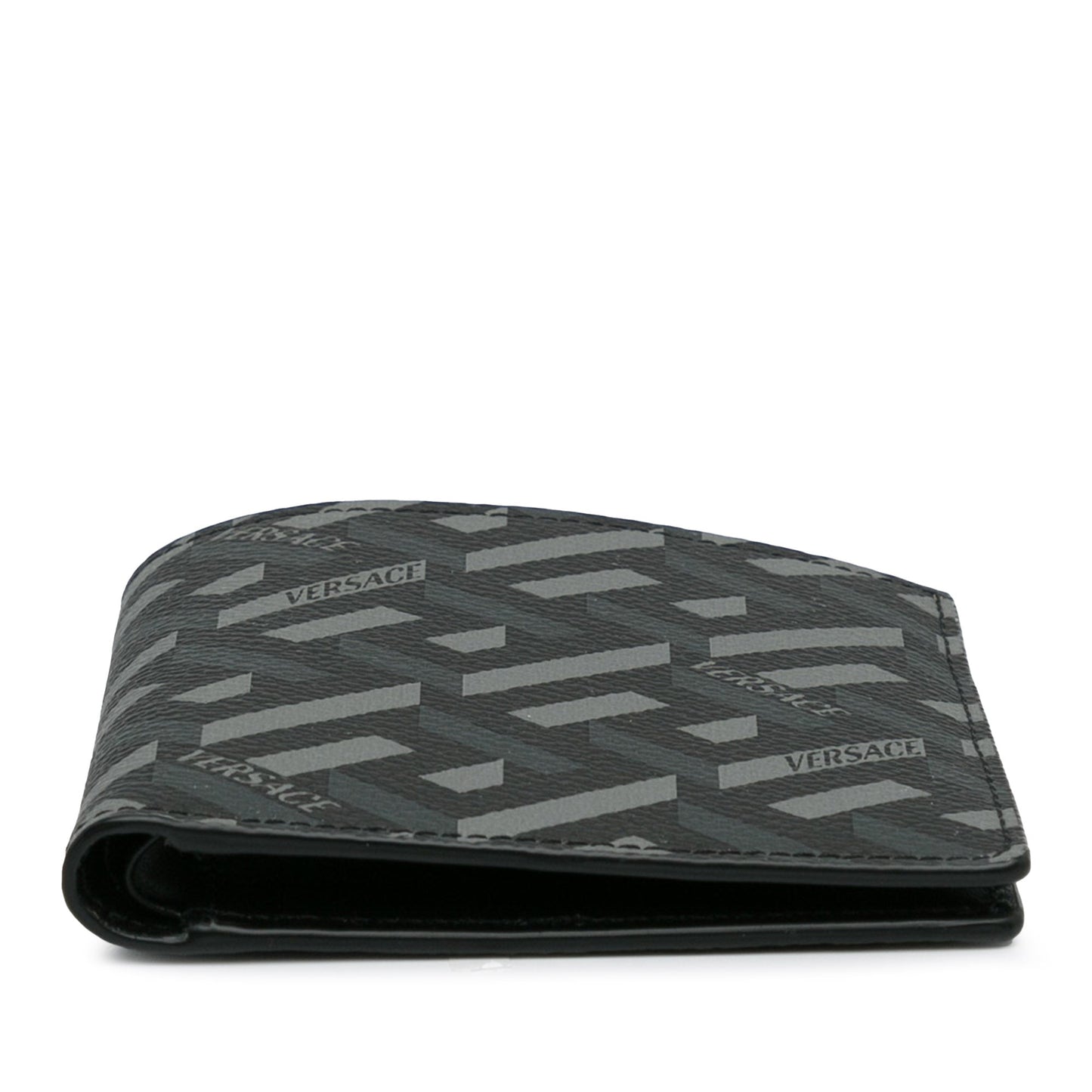 Versace La Greca Small Wallet Black
