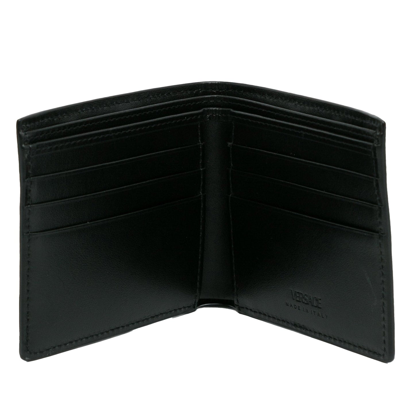 Versace La Greca Small Wallet Black
