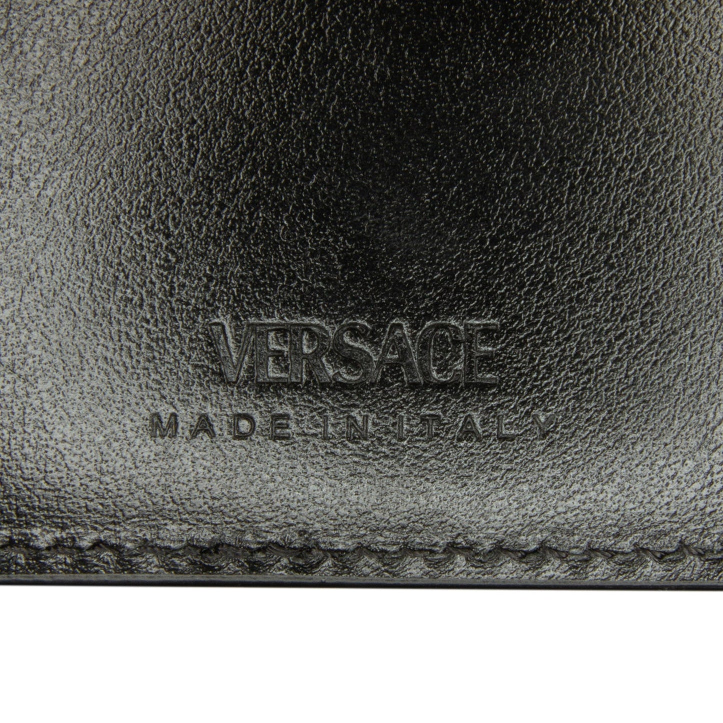 Versace La Greca Small Wallet Black