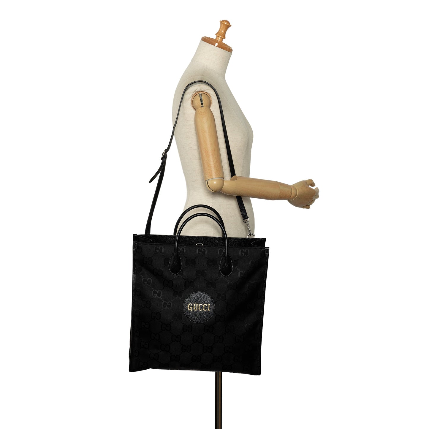 Gucci GG Econyl Off The Grid Convertible Tote Black