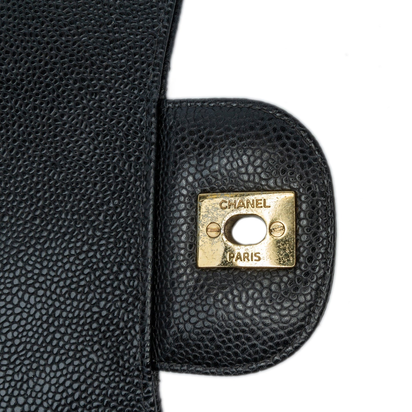 Chanel Jumbo Classic Caviar Double Flap Black