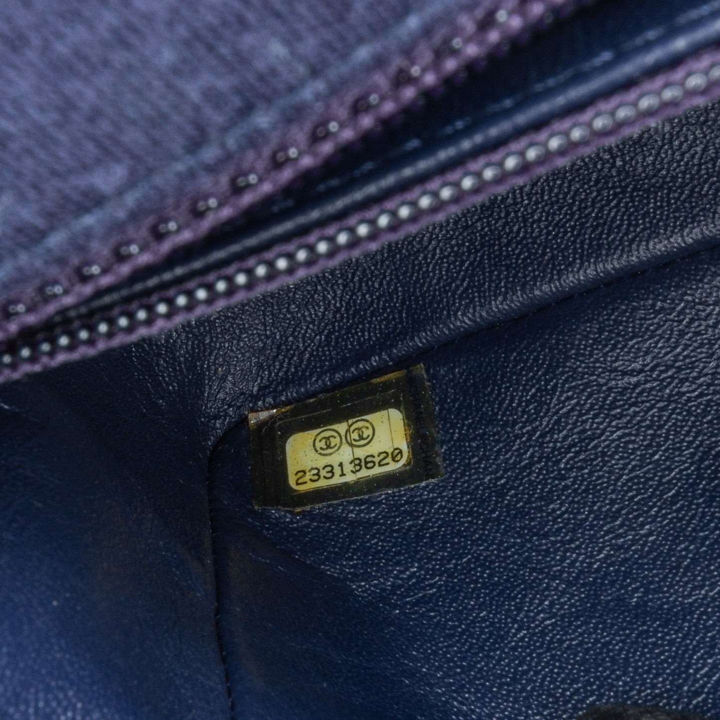 Chanel Mini Rectangular Classic Jersey Single Flap Blue
