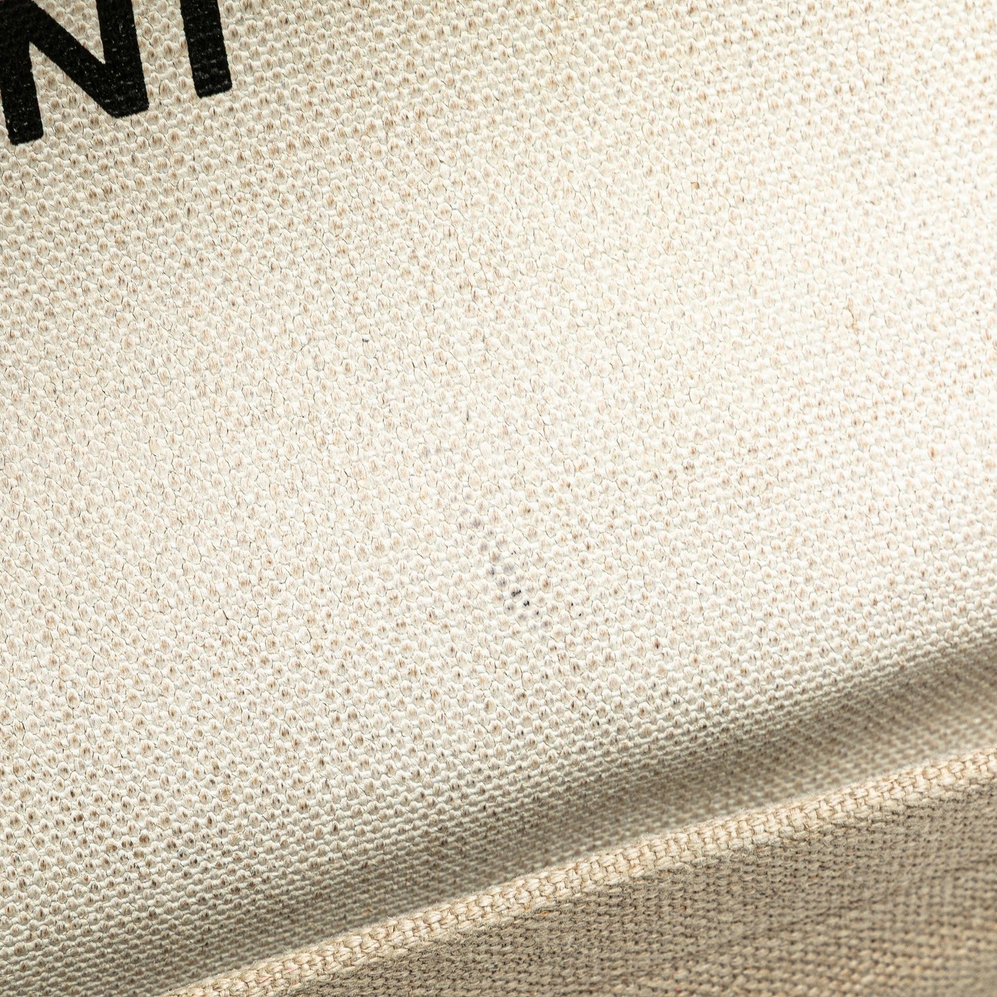 Saint Laurent Canvas Rive Gauche Tote White