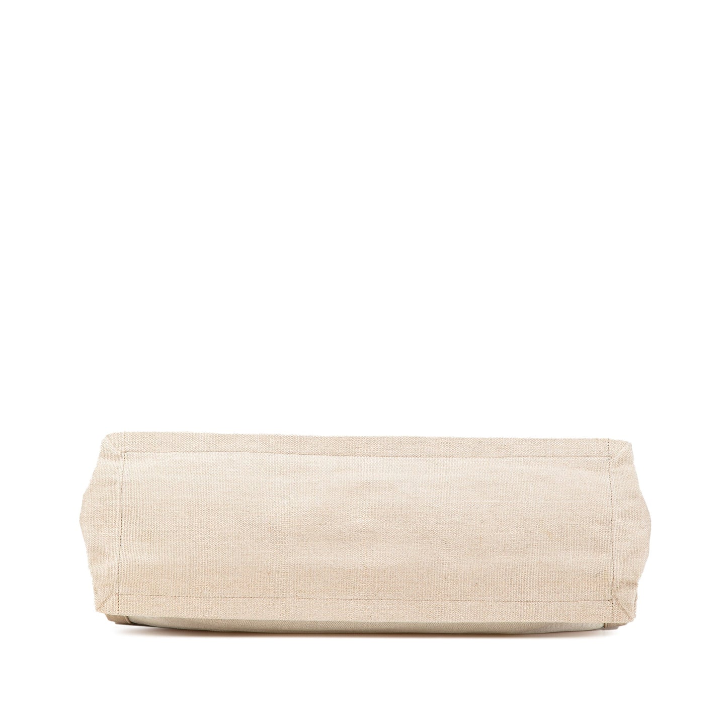 Saint Laurent Canvas Rive Gauche Tote White