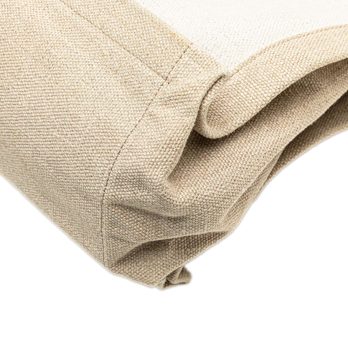 Saint Laurent Canvas Rive Gauche Tote White