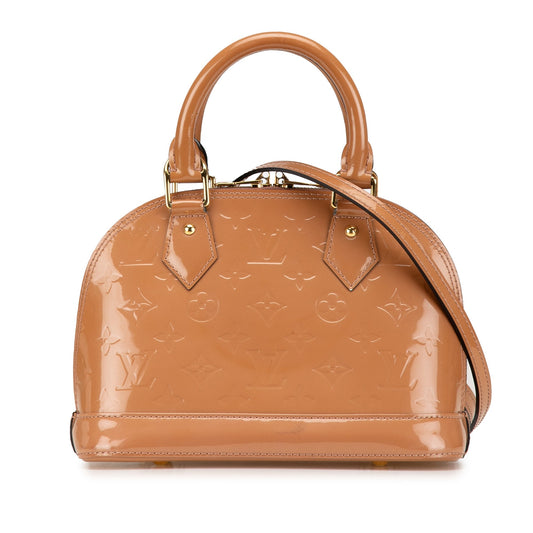 Louis Vuitton Monogram Vernis Alma BB Brown