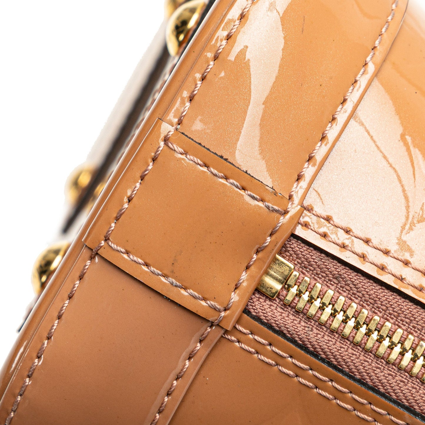 Louis Vuitton Monogram Vernis Alma BB Brown