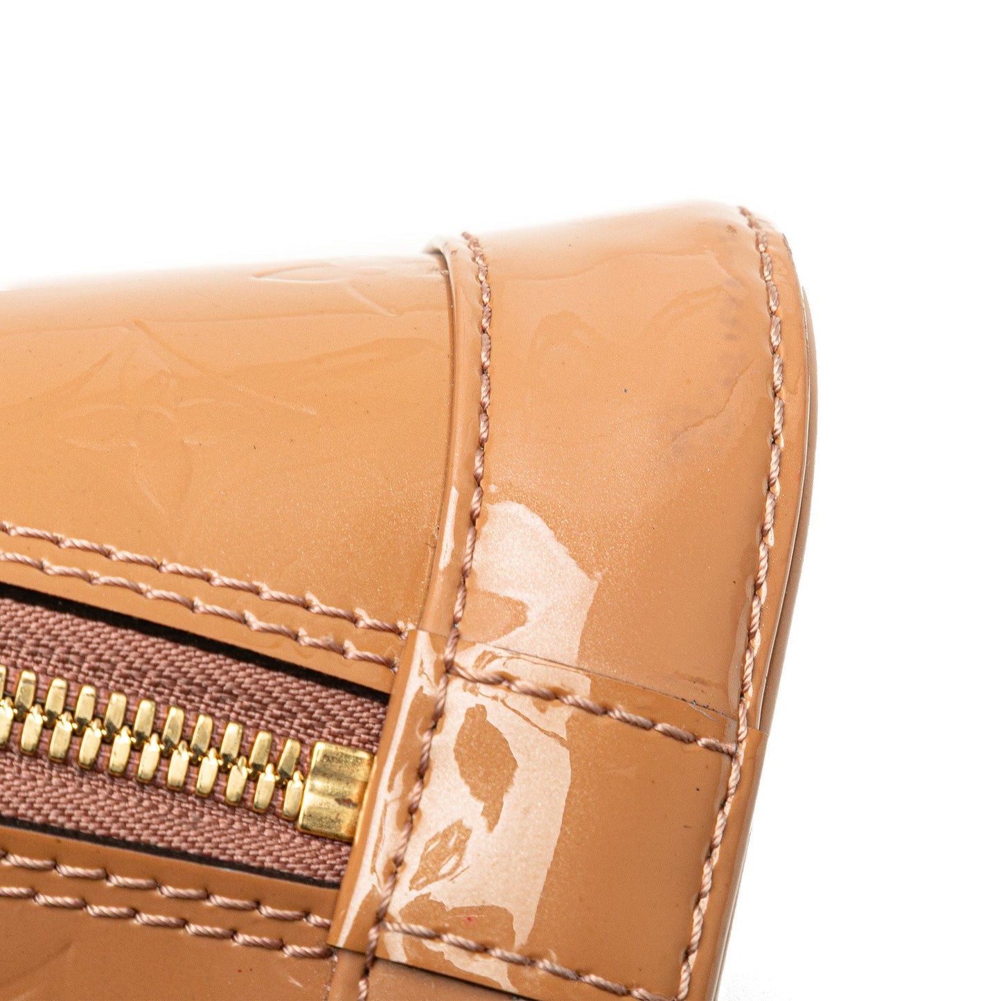 Louis Vuitton Monogram Vernis Alma BB Brown