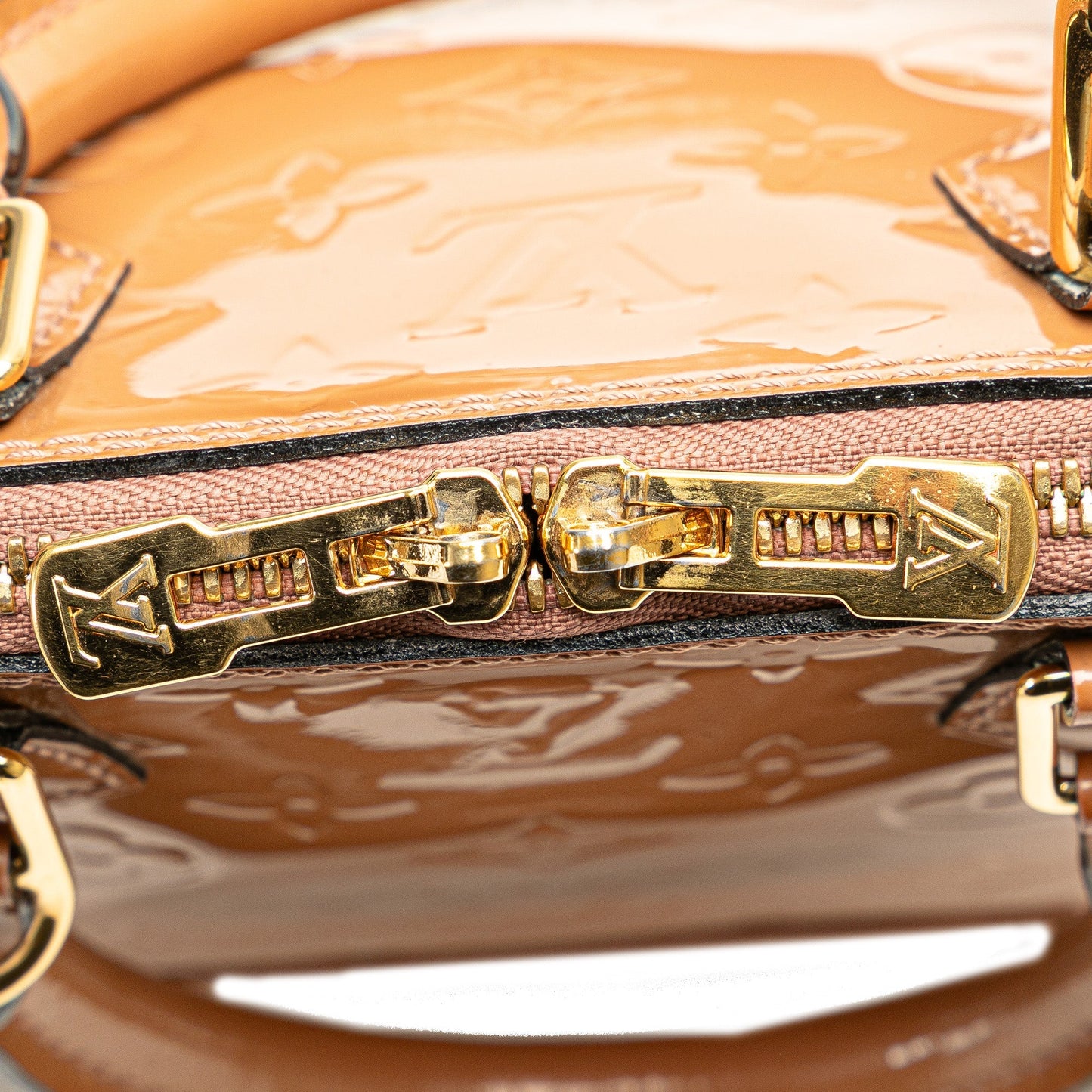 Louis Vuitton Monogram Vernis Alma BB Brown