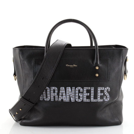 Christian Dior Diorangeles Tote Goatskin