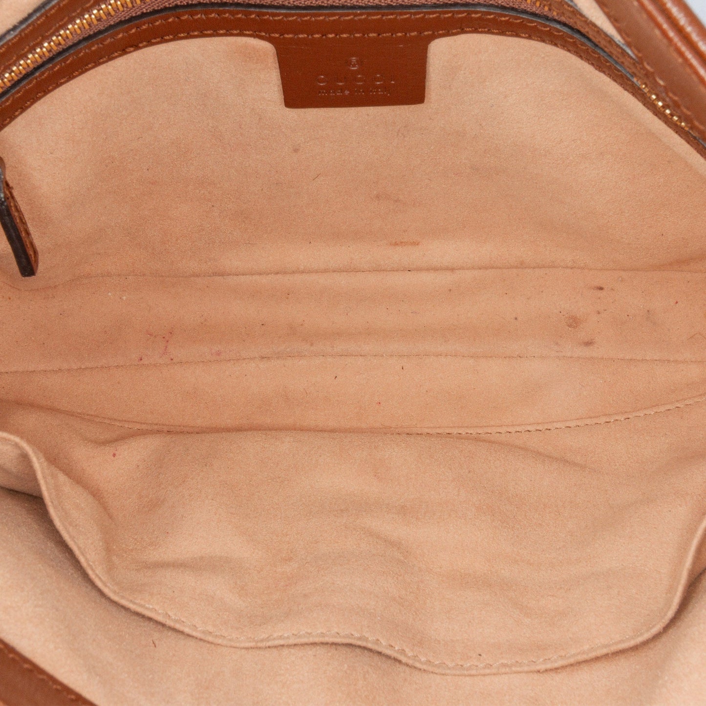Gucci Small GG Supreme Jackie 1961 Crossbody Brown