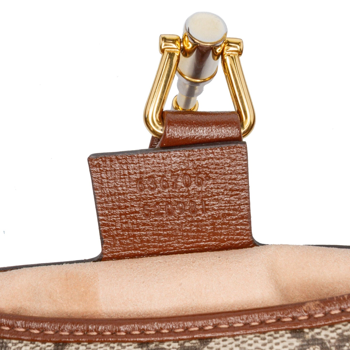 Gucci Small GG Supreme Jackie 1961 Crossbody Brown