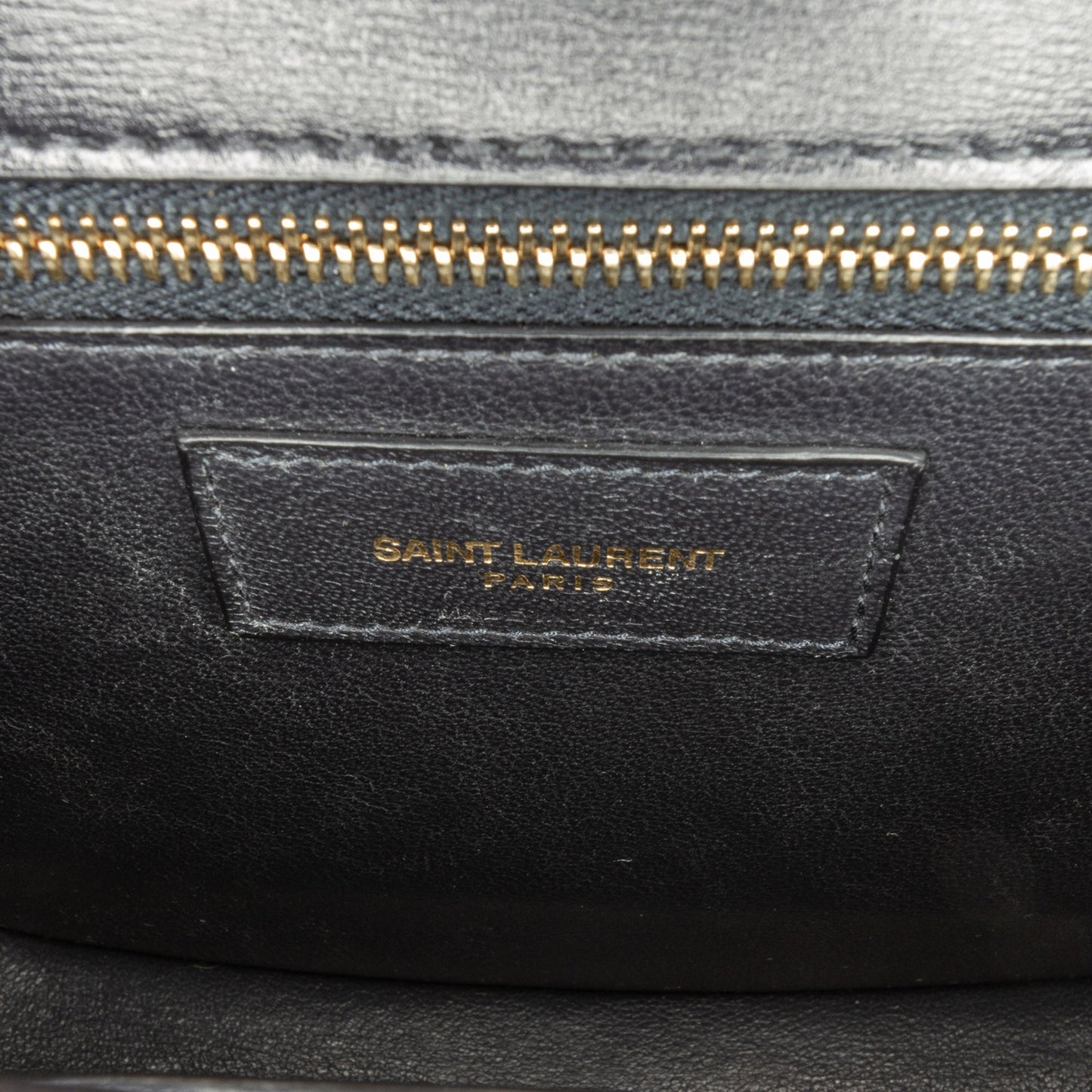 Saint Laurent Small Canvas Monogram All Over Crossbody Brown