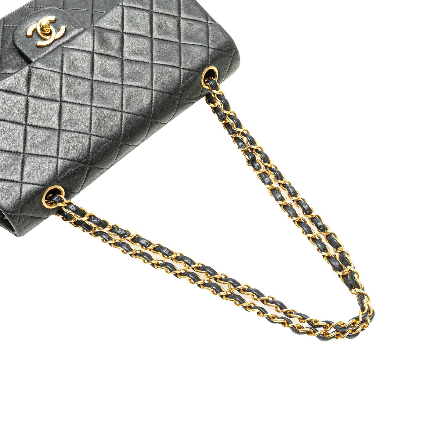 Chanel Medium Classic Lambskin Double Flap Black