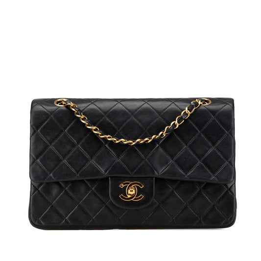 Chanel Medium Classic Lambskin Double Flap Black