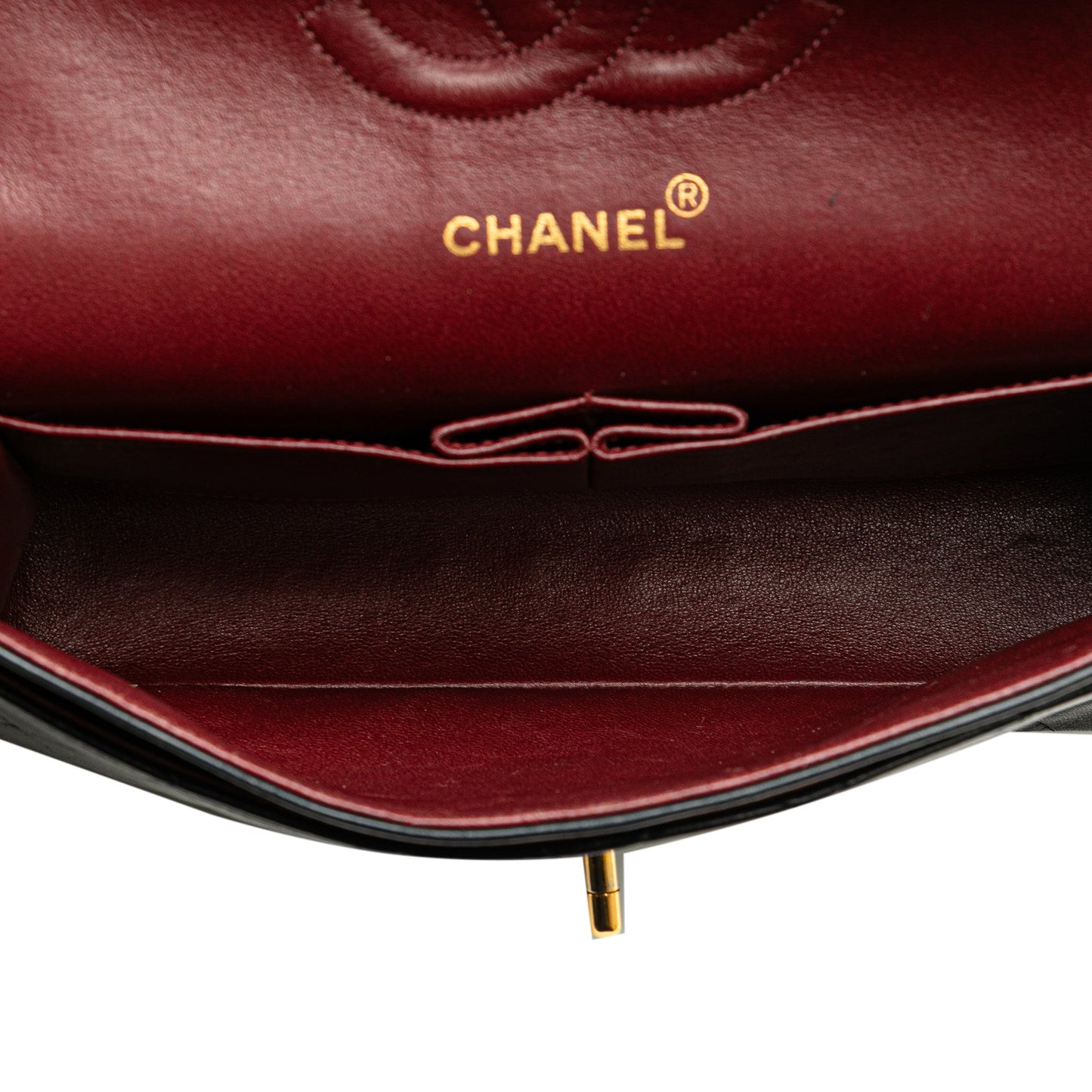 Chanel Medium Classic Lambskin Double Flap Black