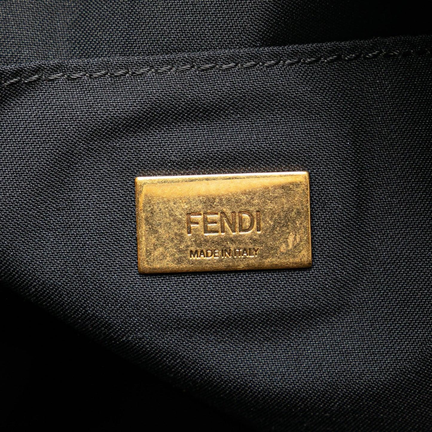 Fendi Joshua Vides Small Nylon Baguette Backpack Blue