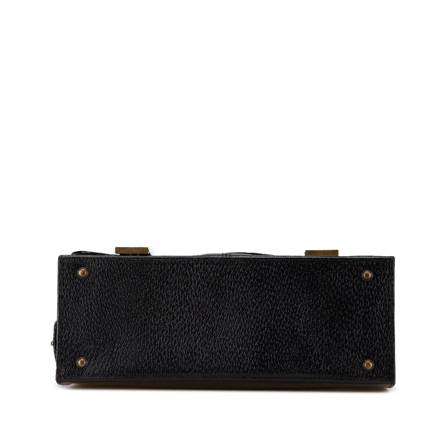 Yves Saint Laurent Leather Messenger Bag Black
