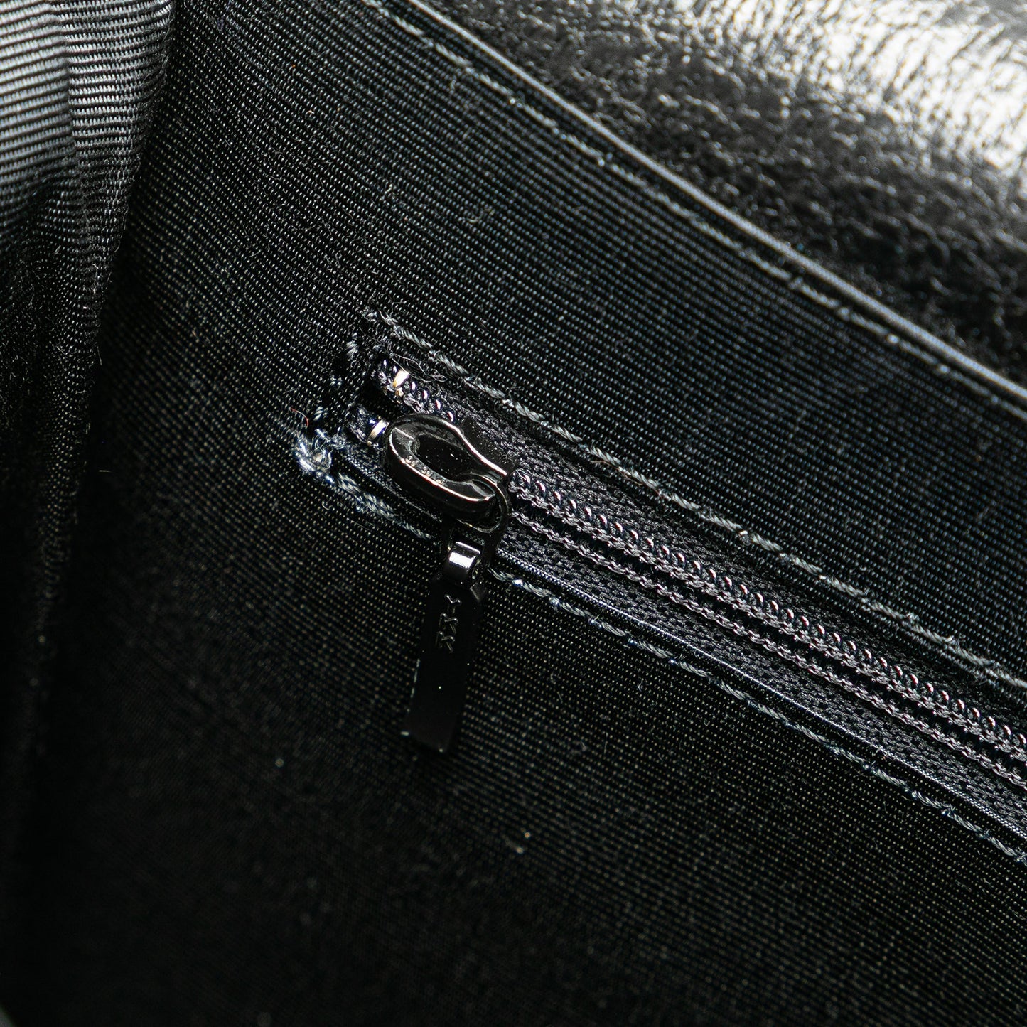 Yves Saint Laurent Leather Messenger Bag Black