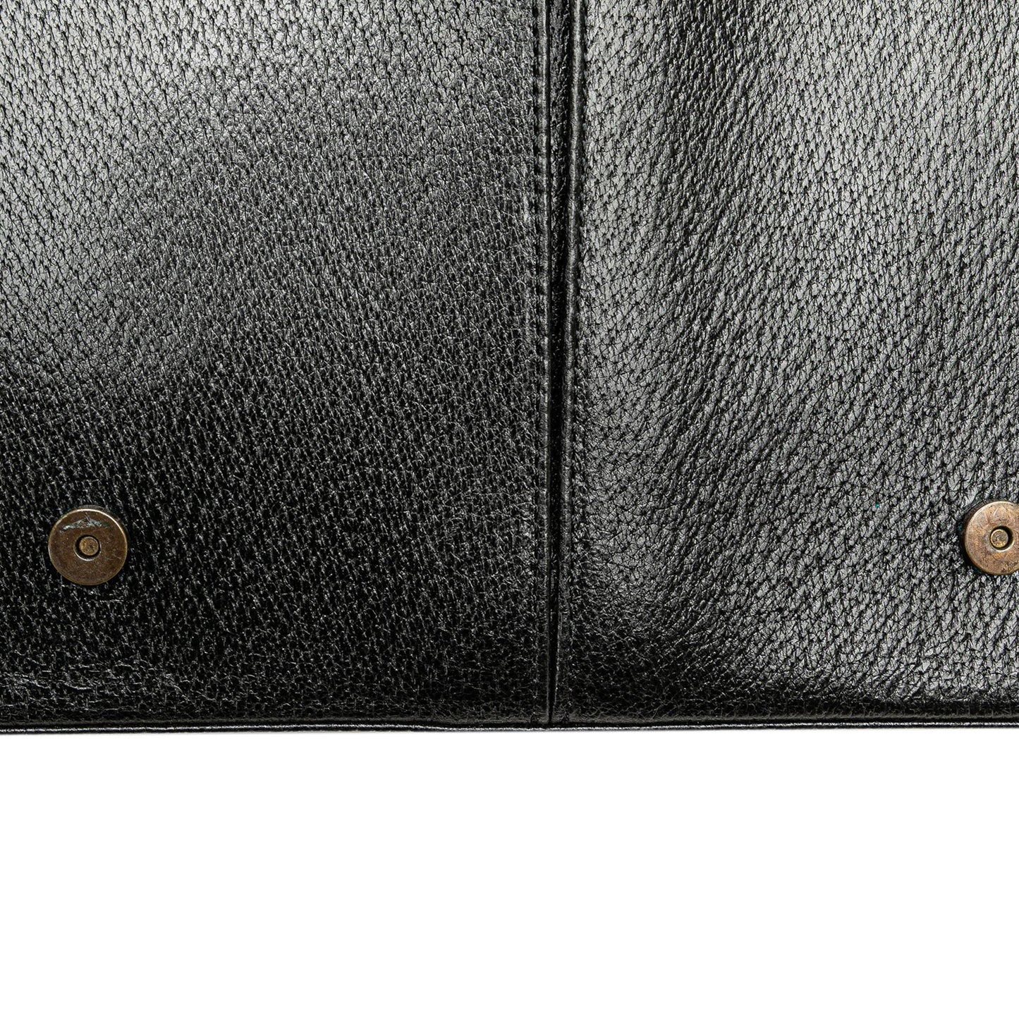 Yves Saint Laurent Leather Messenger Bag Black