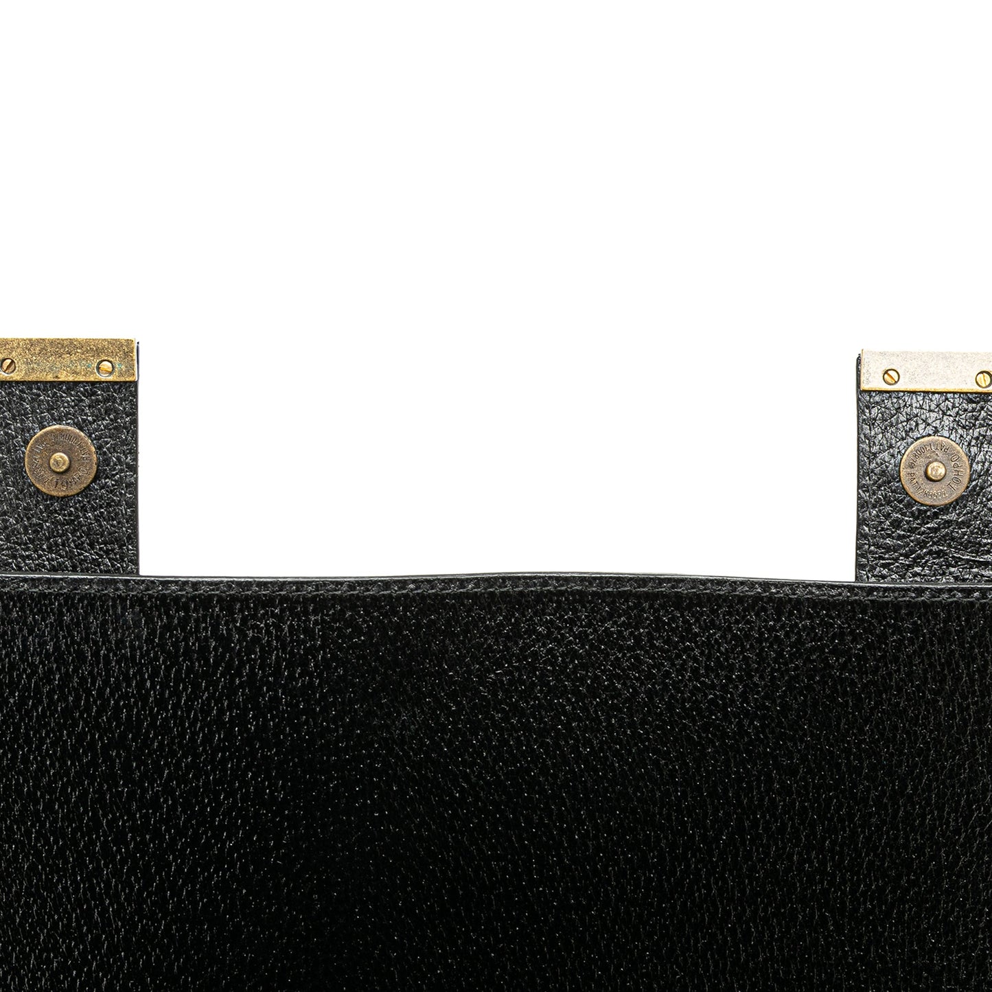 Yves Saint Laurent Leather Messenger Bag Black