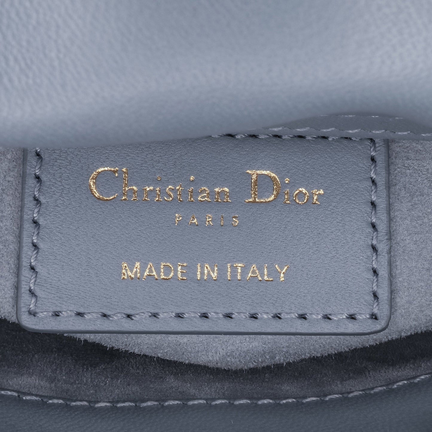 Dior Micro Lambskin Cannage Lady Dior Blue
