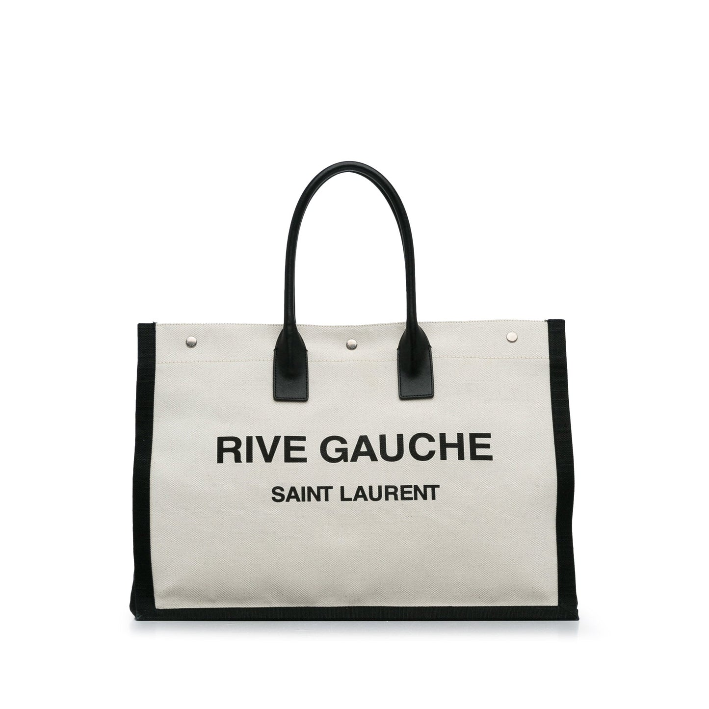 Yves Saint Laurent Rive Gauche Tote White