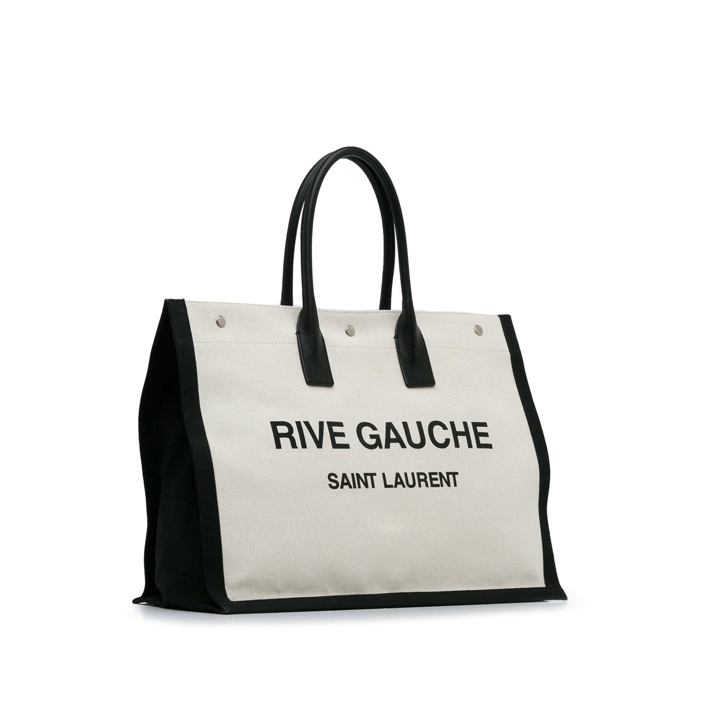 Yves Saint Laurent Rive Gauche Tote White