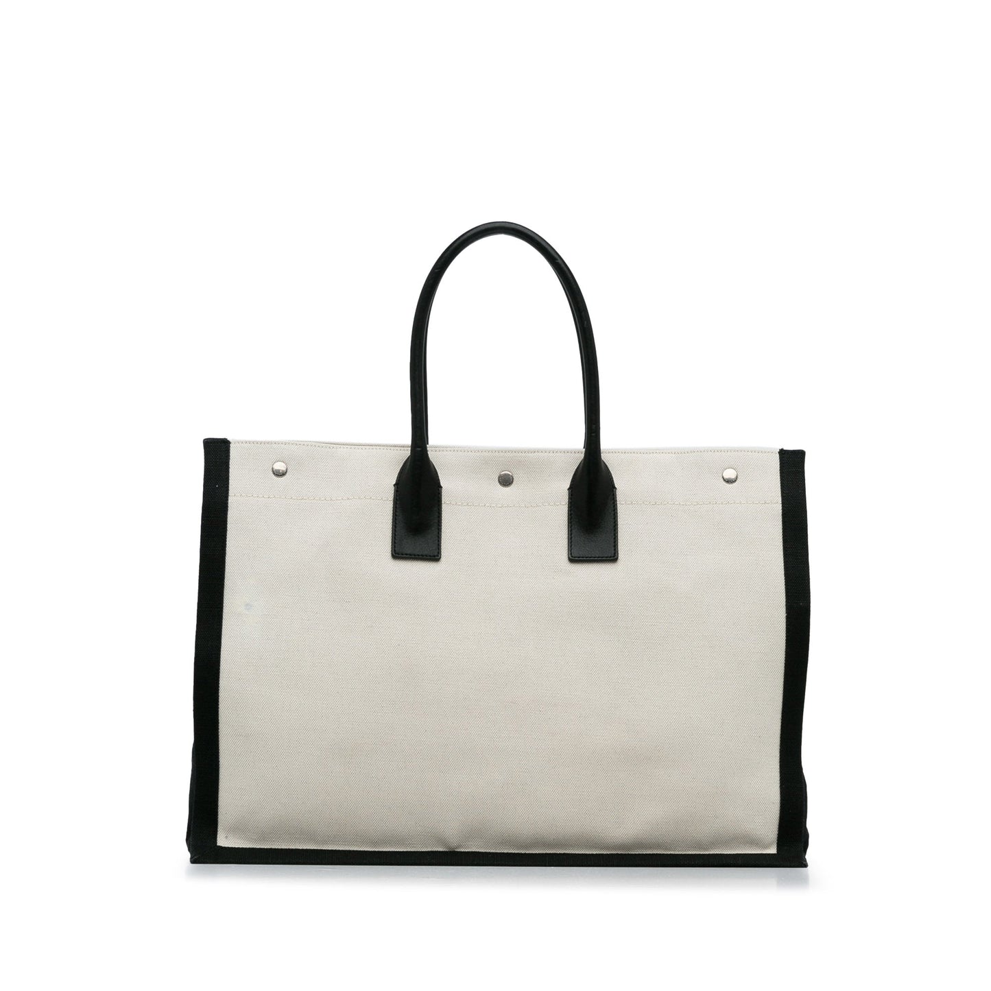 Yves Saint Laurent Rive Gauche Tote White