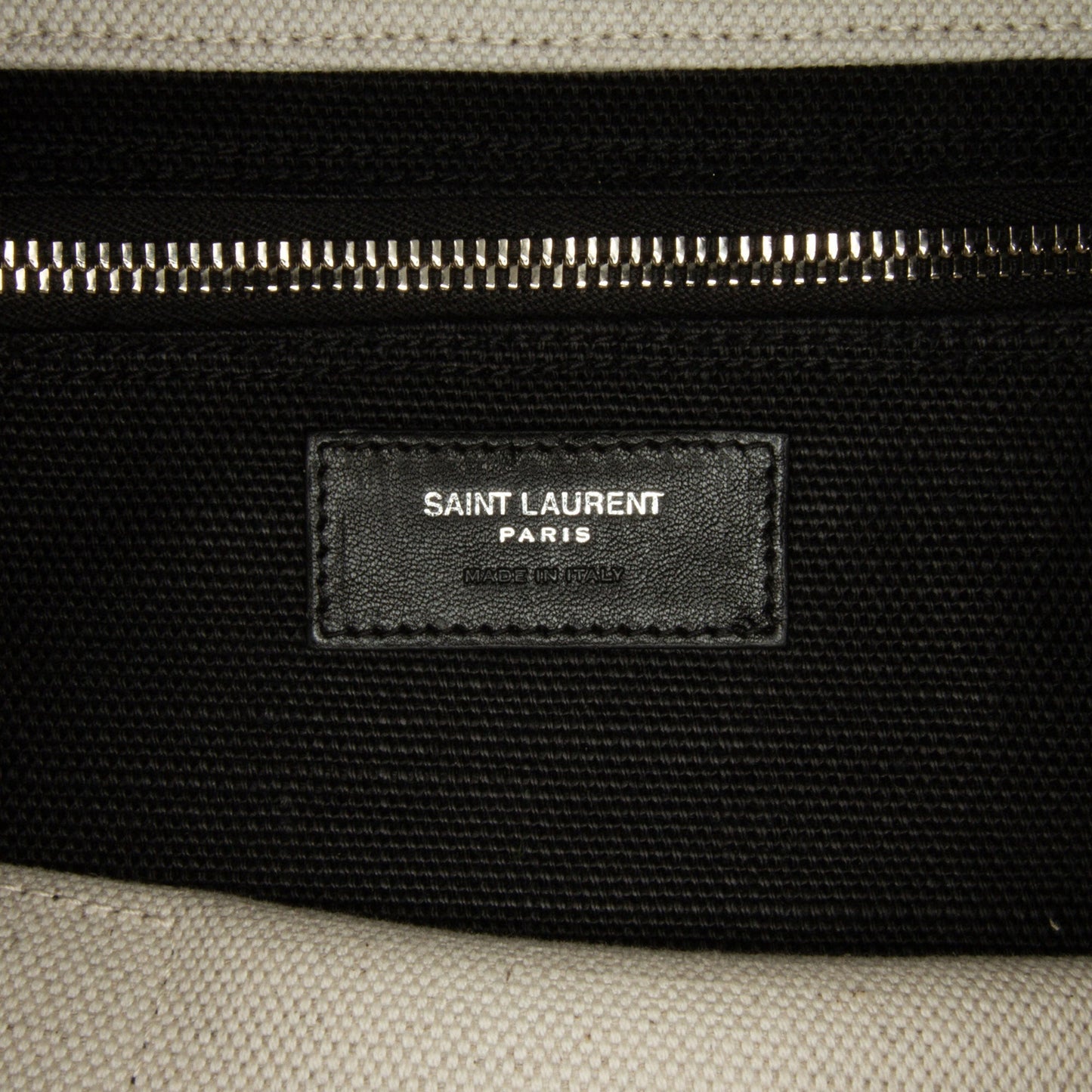 Yves Saint Laurent Rive Gauche Tote White