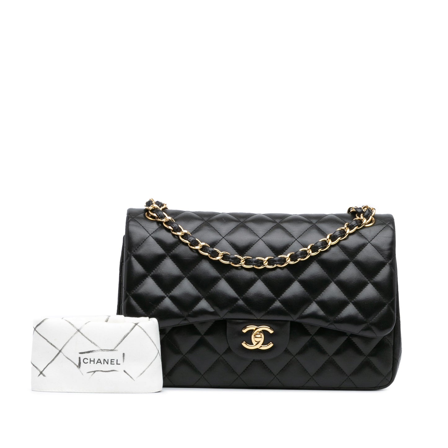 Chanel Jumbo Classic Lambskin Double Flap Black