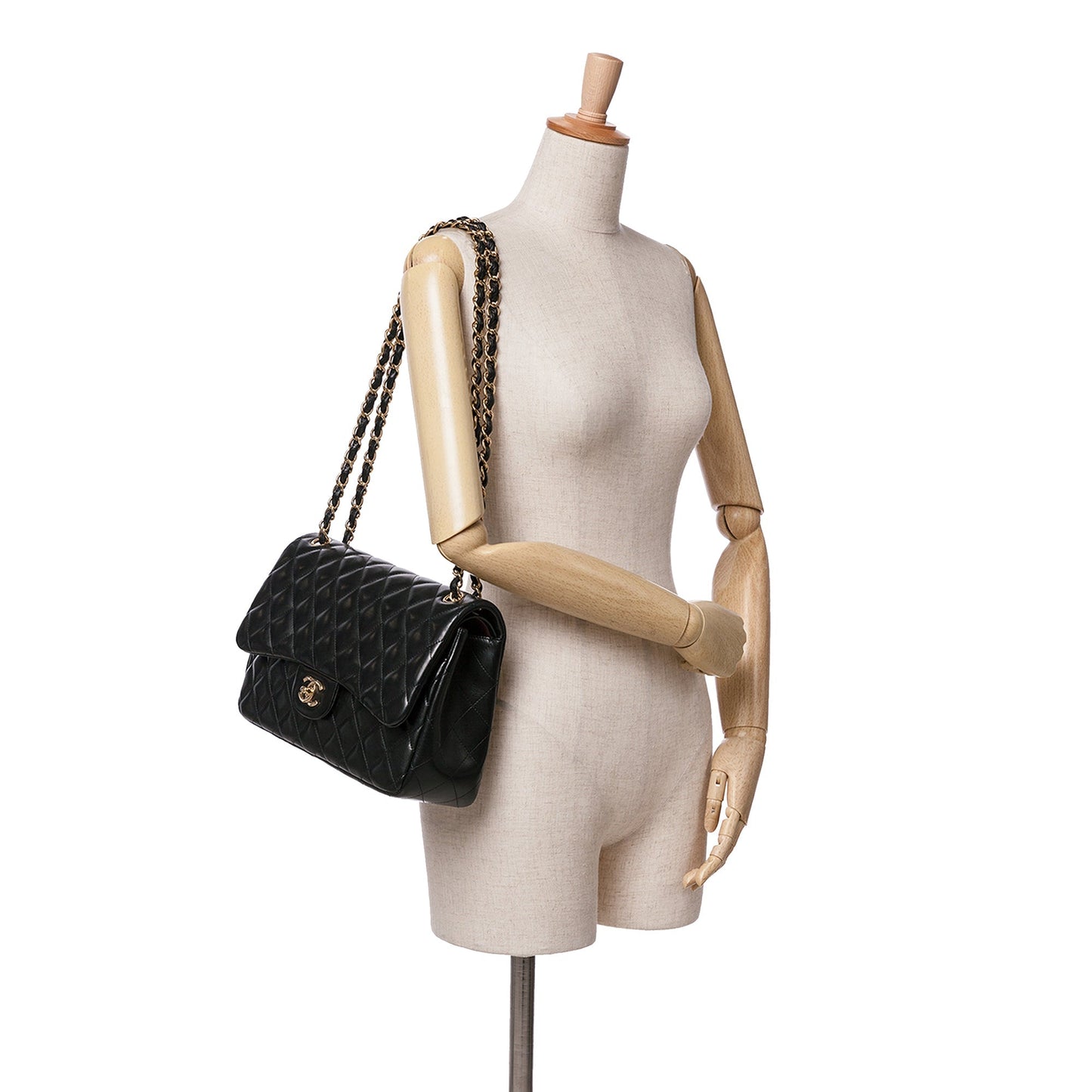 Chanel Jumbo Classic Lambskin Double Flap Black