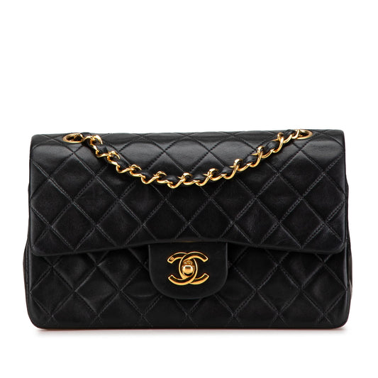 Chanel Small Classic Lambskin Double Flap Black
