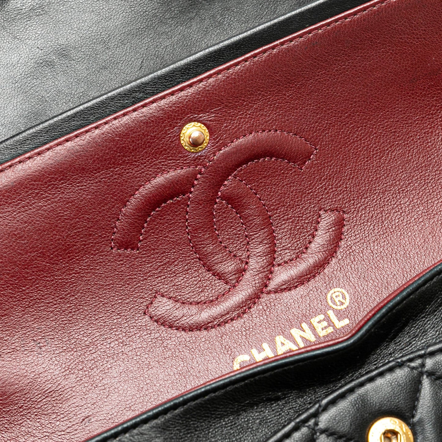 Chanel Small Classic Lambskin Double Flap Black