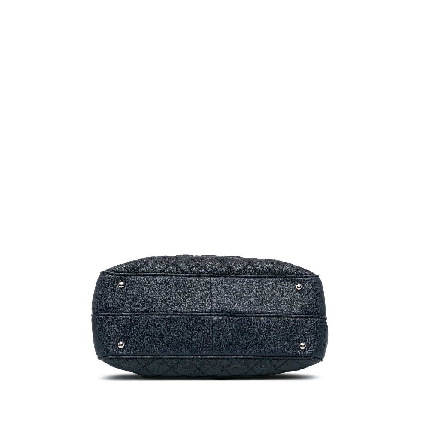 Chanel Large Quilted Caviar Urban Companion Tote Blue