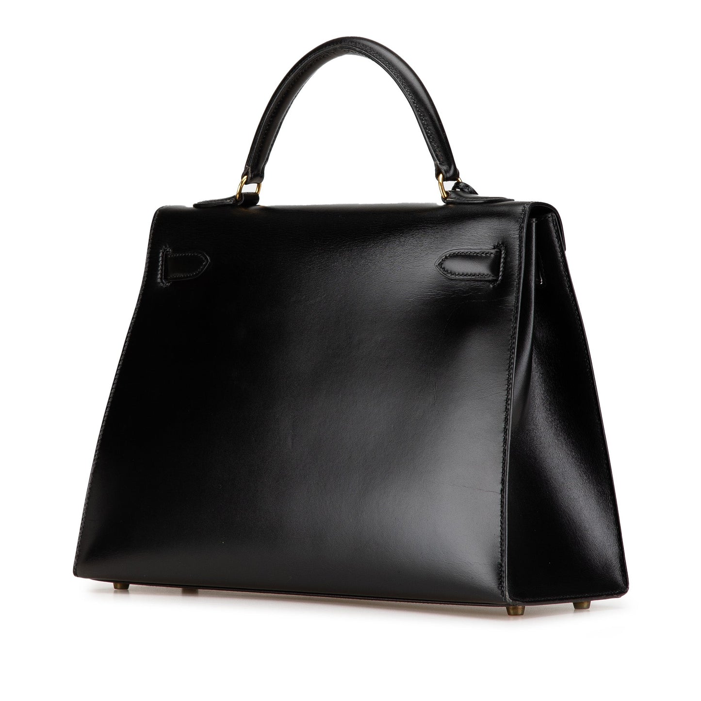 Hermès Box Calf Kelly Sellier 32 Black