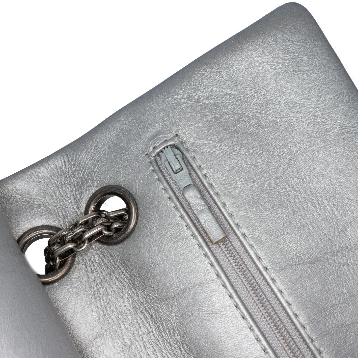 Chanel Reissue 2.55 Aged Calfskin Flap 225 Silver