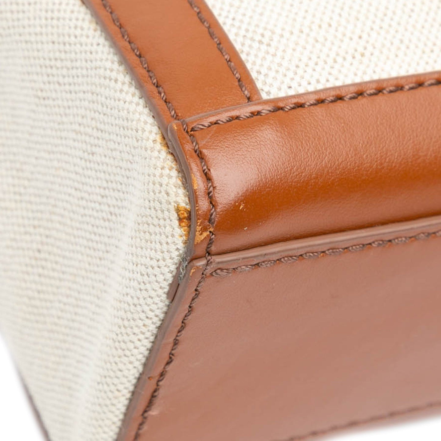 Balmain Canvas B-Army 24 Shopping Satchel Brown
