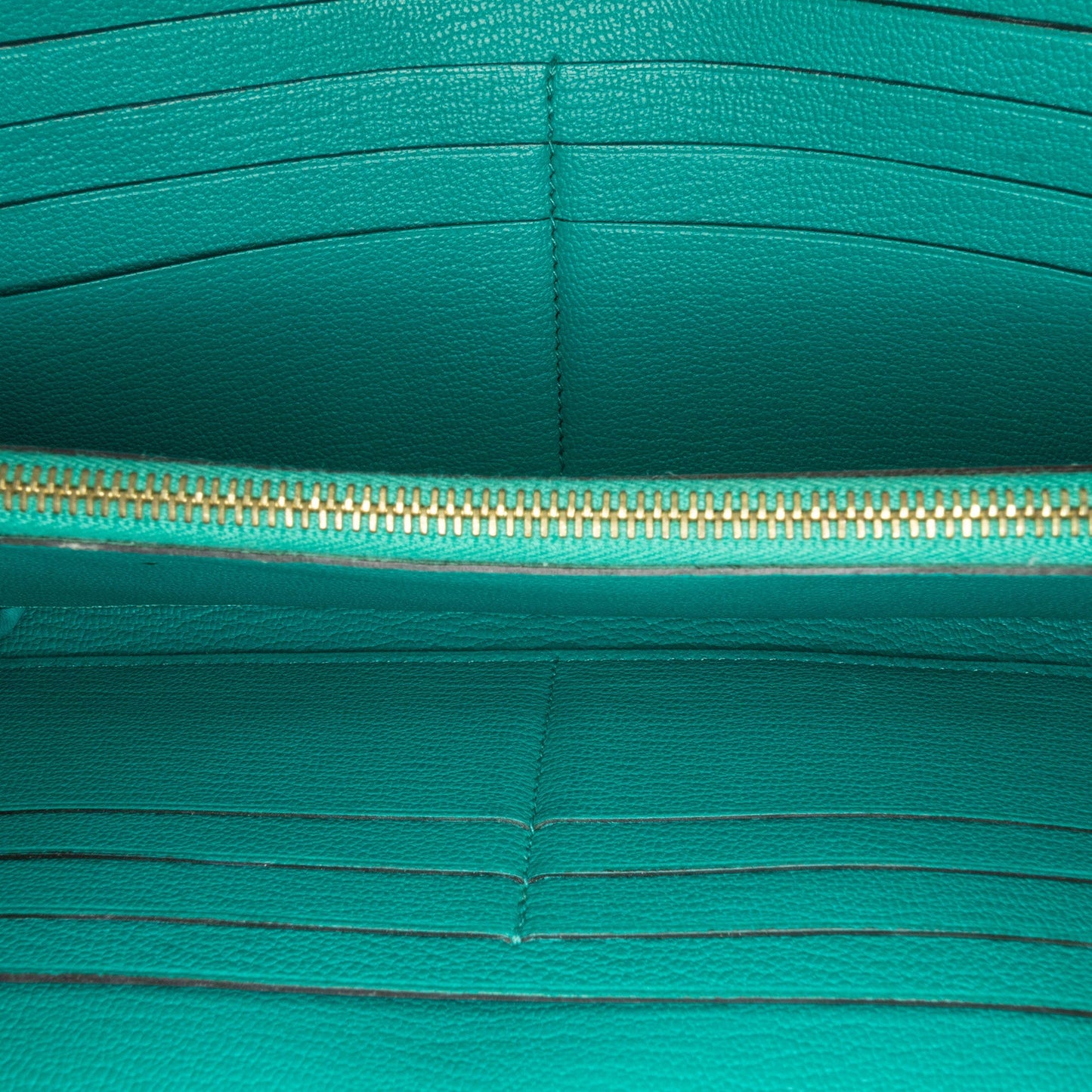 Hermès Chevre Mysore Kelly Longue Wallet Blue