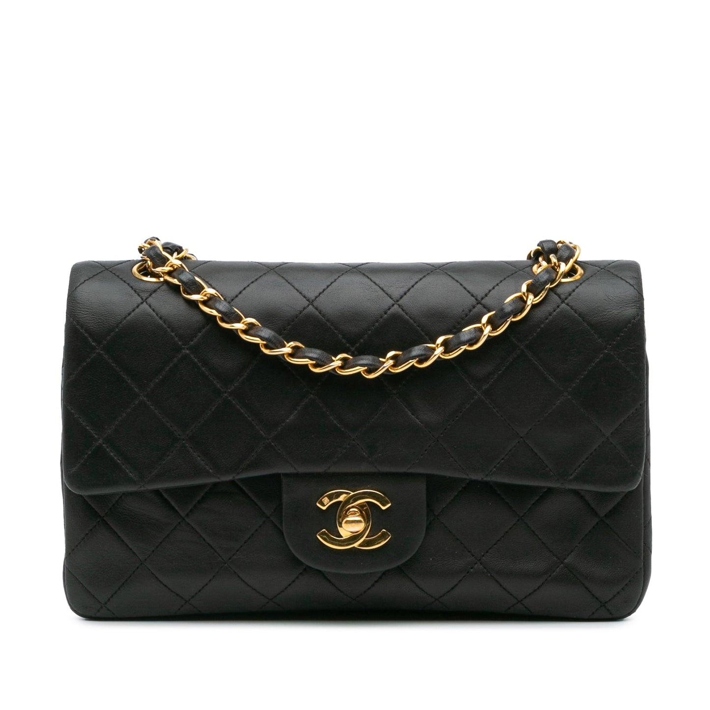 Chanel Small Classic Lambskin Double Flap Black
