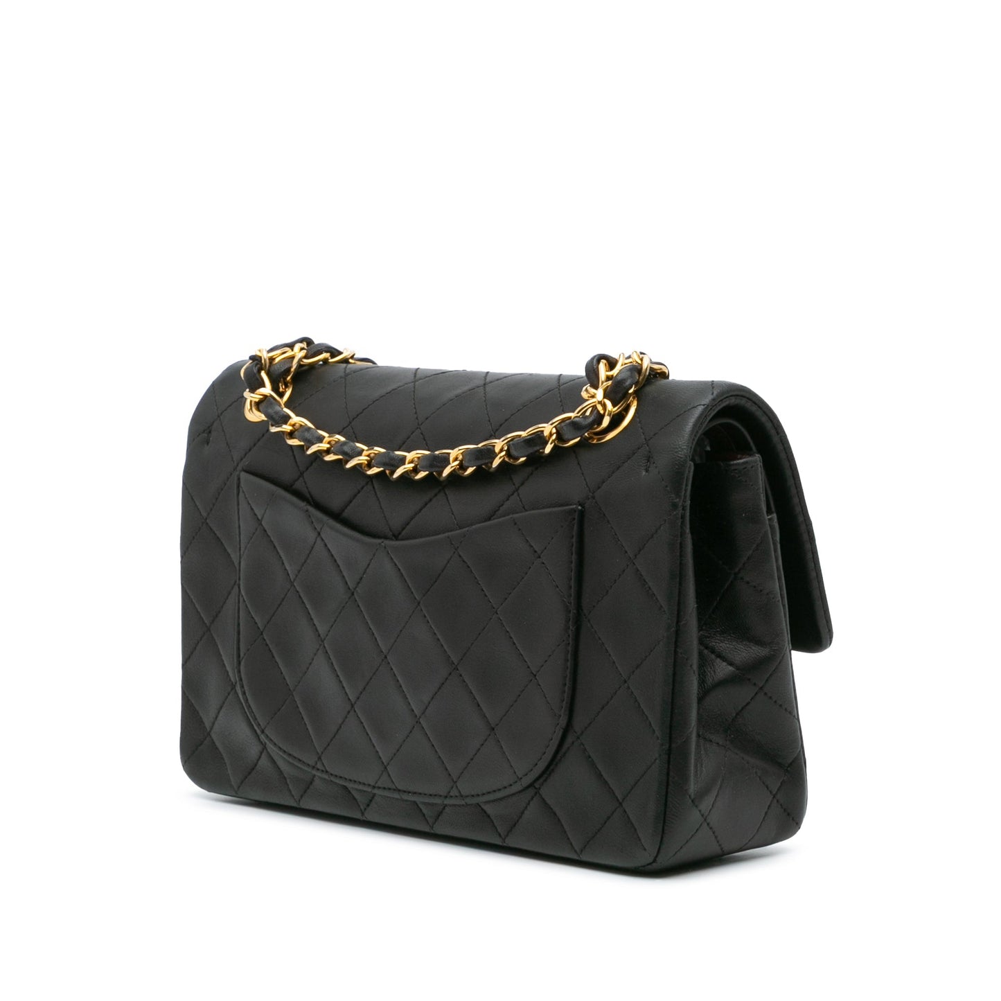 Chanel Small Classic Lambskin Double Flap Black