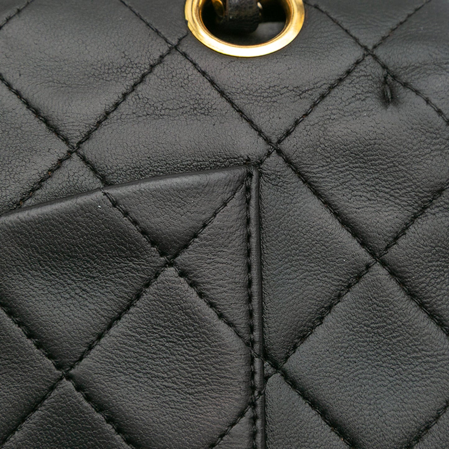 Chanel Small Classic Lambskin Double Flap Black